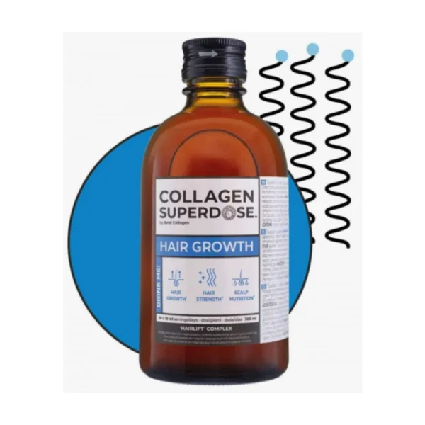 Gold Collagen Superdose Hair Growth Cabelo Forte 300ml