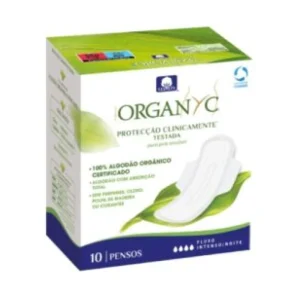 Organyc Penso Higiénico Intenso Noite 10 Unidades