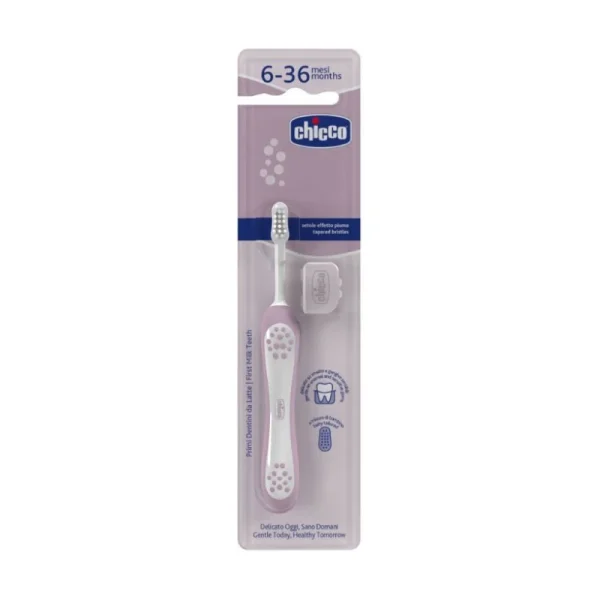 7306282 Chicco Oral Care Escova de Dentes Lilás 6-36 Meses