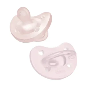 Chicco Chupeta Physio Soft Rosa 2-6 Meses 2 Unidades