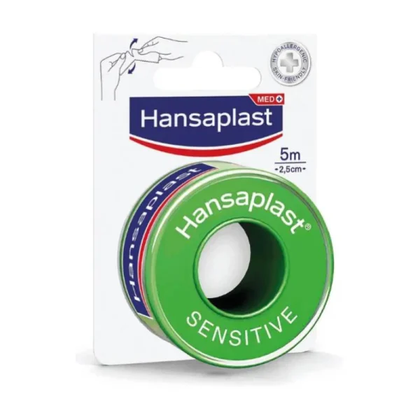 7492652 Hansaplast Adesivo Sensitive 5mx2,5cm