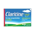 Claritine 10mg Alívio de Alergias 10 Comprimidos